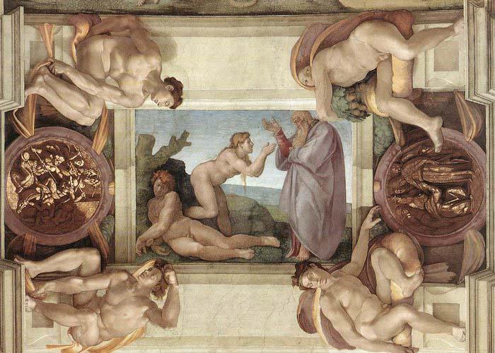 Michelangelo Buonarroti Creation of Eve China oil painting art